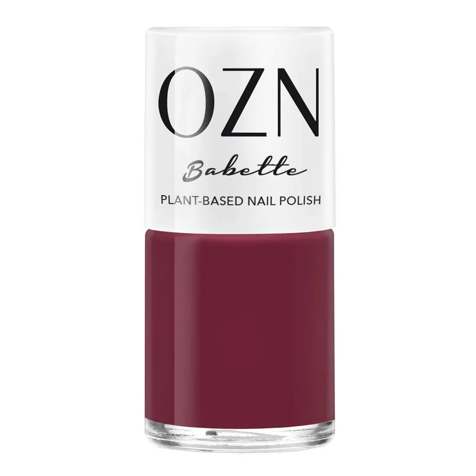 ozn-babette-pflanzenbasierter-nagellack-himbeer-dunkles-elegant-rot image 1