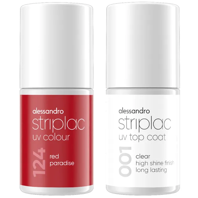 alessandro-striplac-set-red-paradise-top-coat-clear-2x-6-5-ml image 1
