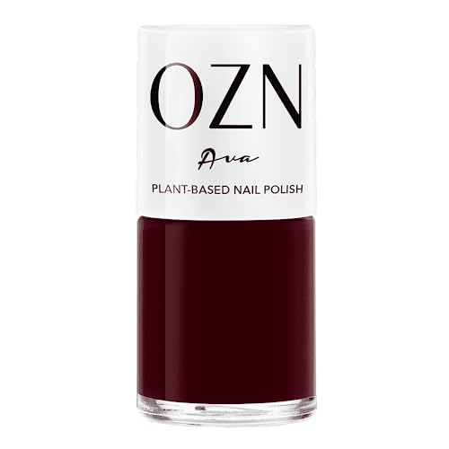 ozn-ava-pflanzenbasierter-nagellack-dunkelrot image 5