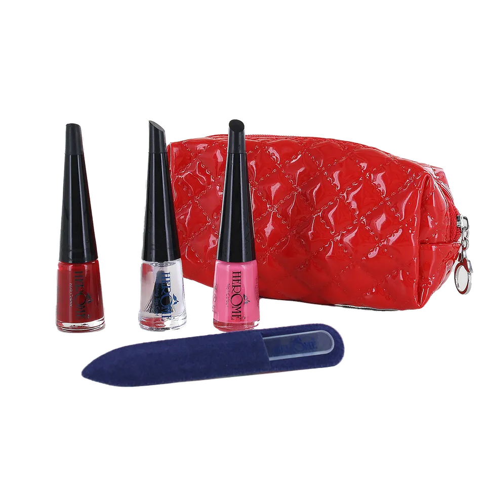 her-me-love-your-nails-set-nagellack-set-rot-rosa-mit-top-coat-und-glasfeile image 1