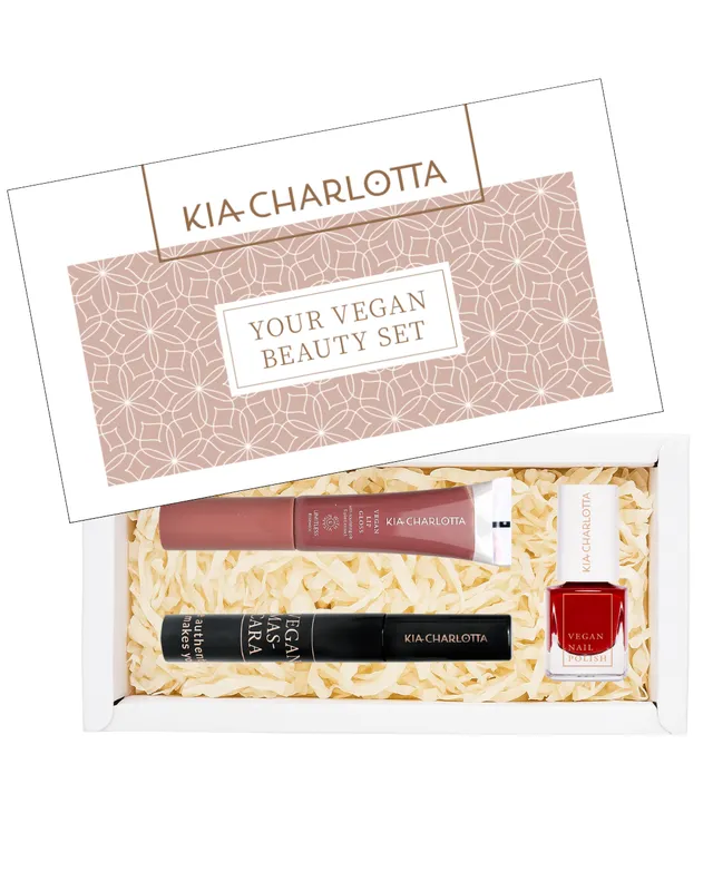 kia-charlotta-x-mas-essentials-geschenkset-mascara-lipgloss-nagellack image 1