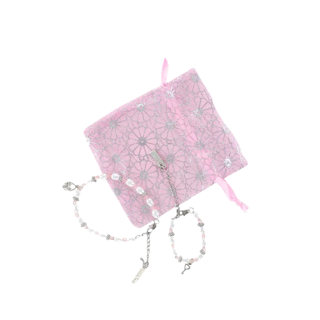 her-me-prinzessin-armband-mutter-und-tochter-set-schloss-schl-ssel-2-tlg image 1