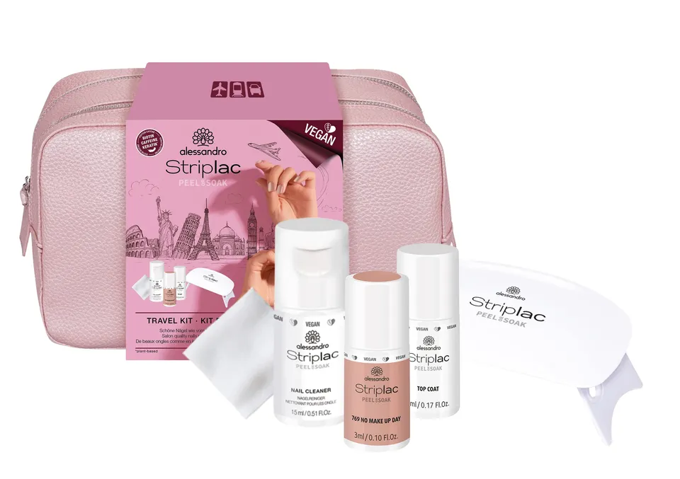 alessandro-striplac-travel-kit-no-make-up-day-uv-nagellack-set-mit-mini-led-lamp image 1