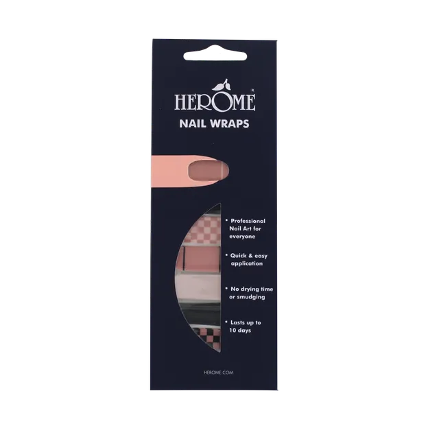 her-me-nail-wraps-vintage-rosa-muster-4-ml image 1