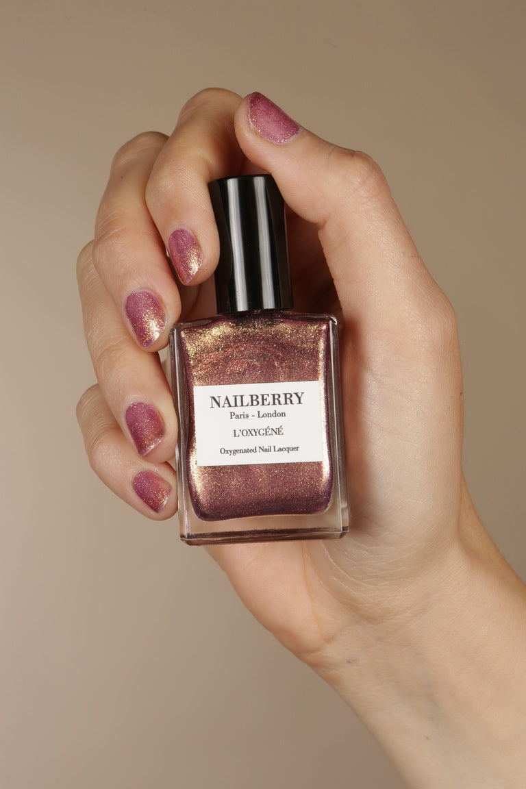 nailberry-pink-sand-nagellack-ros-gold-glitzer-opaque image 2