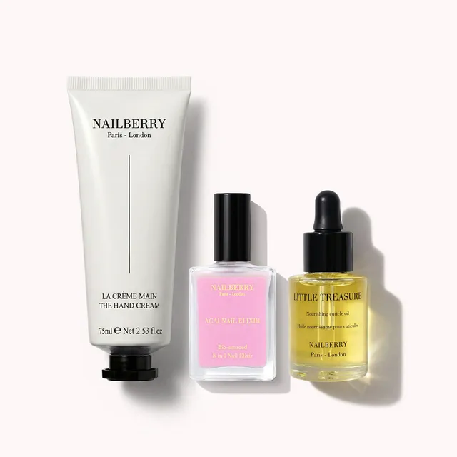 nailberry-hydrate-fortify-pflege-set-nagel-elixier-nagelhaut-l-handcreme image 1