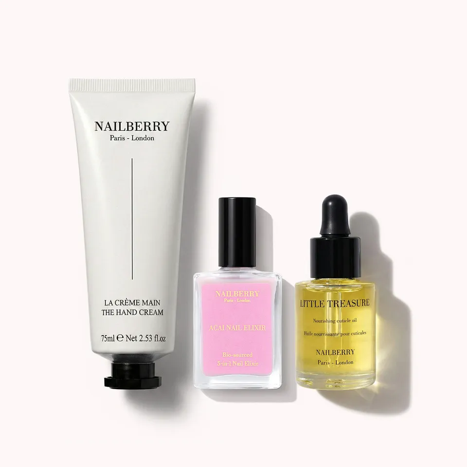 nailberry-hydrate-fortify-pflege-set-nagel-elixier-nagelhaut-l-handcreme image 1