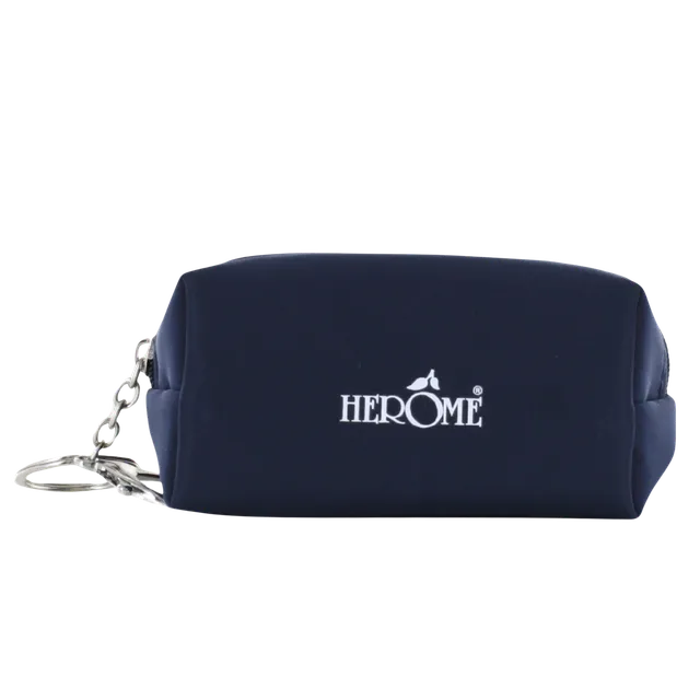her-me-schl-sselanh-ngertasche-dunkelblau-mini-beauty-tasche-aus-nylon image 1