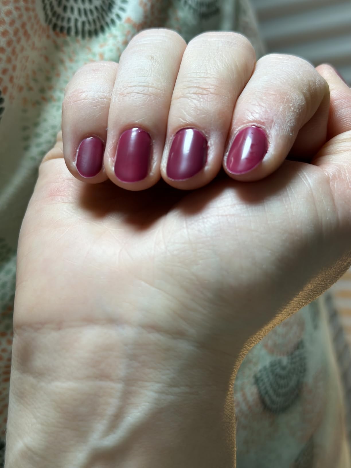 Farbe toll, Halt bei mir wechselhaft