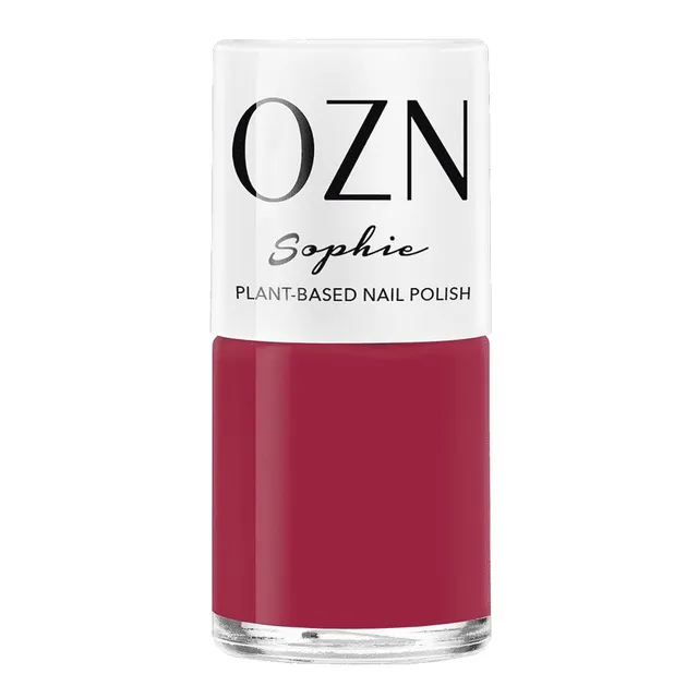 ozn-sophie-pflanzenbasierter-nagellack-dunkel-pink image 1