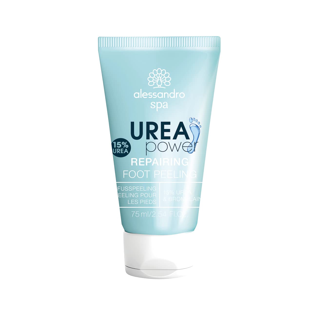 alessandro-spa-repairing-foot-peeling-enzympeeling-mit-15-urea-bromelain image 1