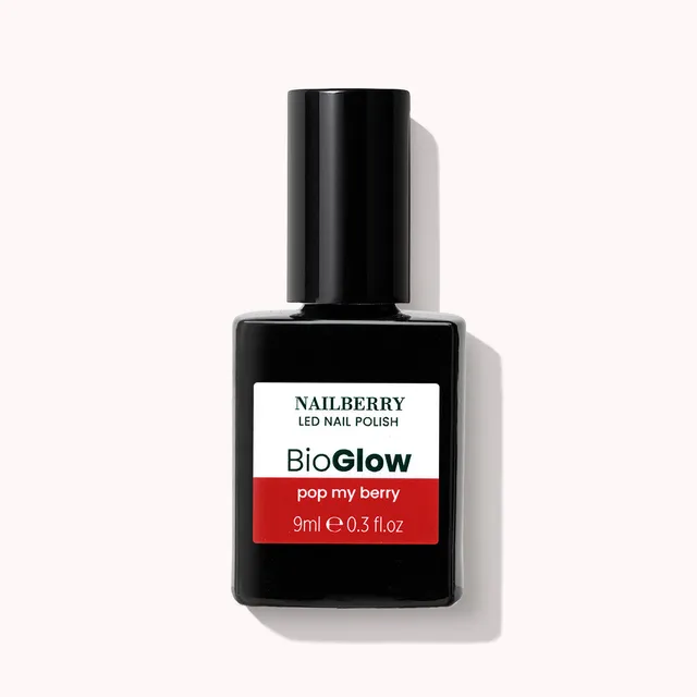 nailberry-bioglow-pop-my-berry-led-nagellack-orange-rot image 1