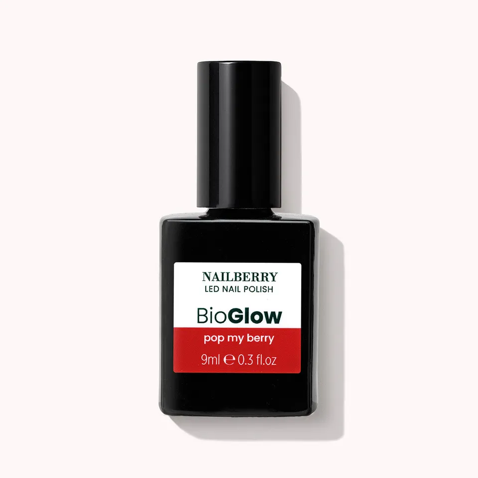 nailberry-bioglow-pop-my-berry-led-nagellack-orange-rot image 1