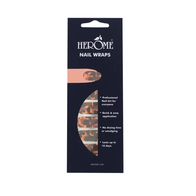 her-me-nagelfolien-schildkr-te-nail-wraps image 1