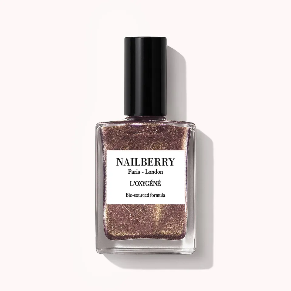 nailberry-pink-sand-nagellack-ros-gold-glitzer-opaque image 1