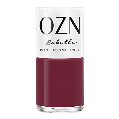 ozn-babette-pflanzenbasierter-nagellack-himbeer-dunkles-elegant-rot image 5