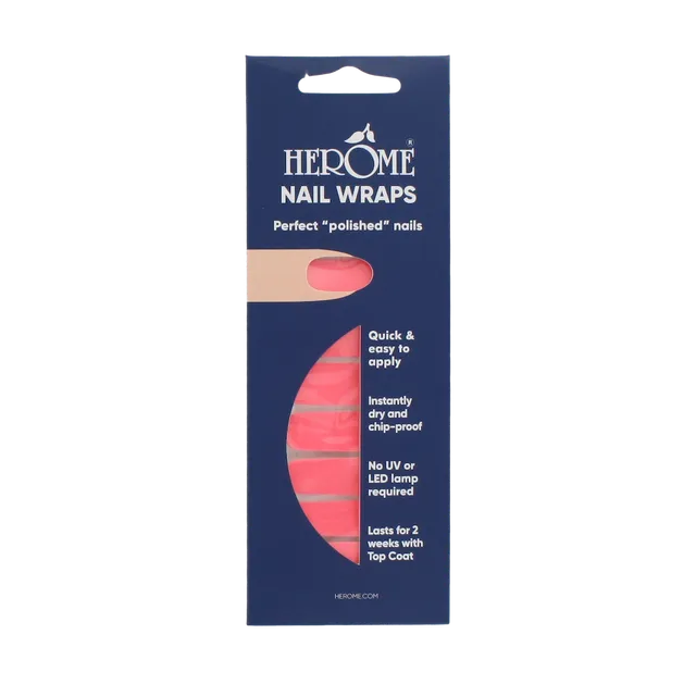 her-me-nagelfolien-bubblegum-nail-wraps-in-pink-ohne-uv-lampe image 1